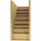 Ekena Millwork 12"W x 24"D x 24"H Classic Landon Rough Cedar Woodgrain TimberThane Corbel, Primed Tan CORUR12X24X24LANRCPR - alternate 5